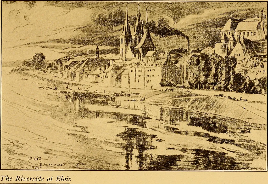 An illustration from Castles and chateaux of old Touraine and the Loire country, 1906, leaf 94