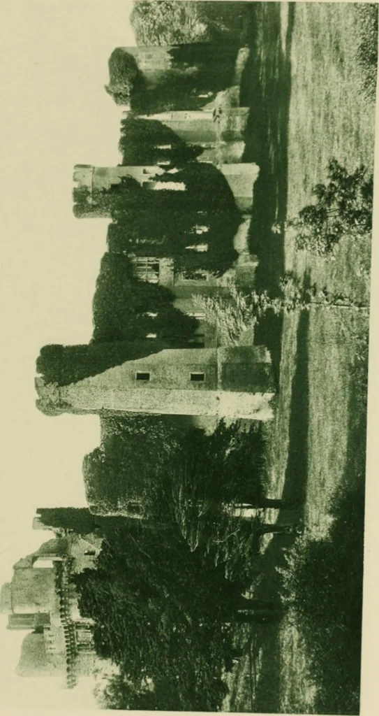 An illustration from The castles of England, their story and structure, 1896, leaf 114