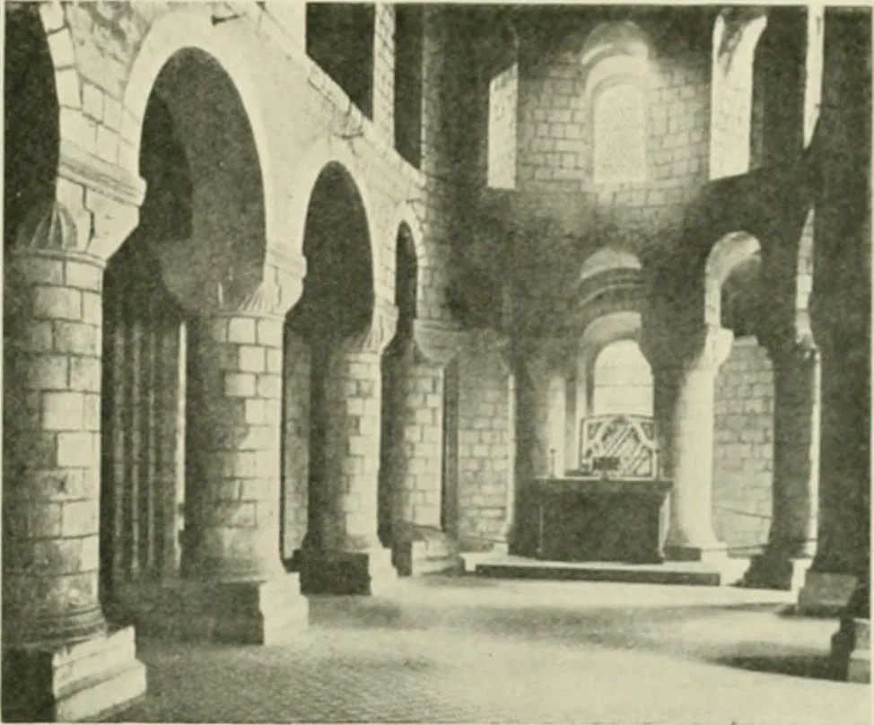 An illustration from The castles of England, their story and structure, 1896, leaf 152