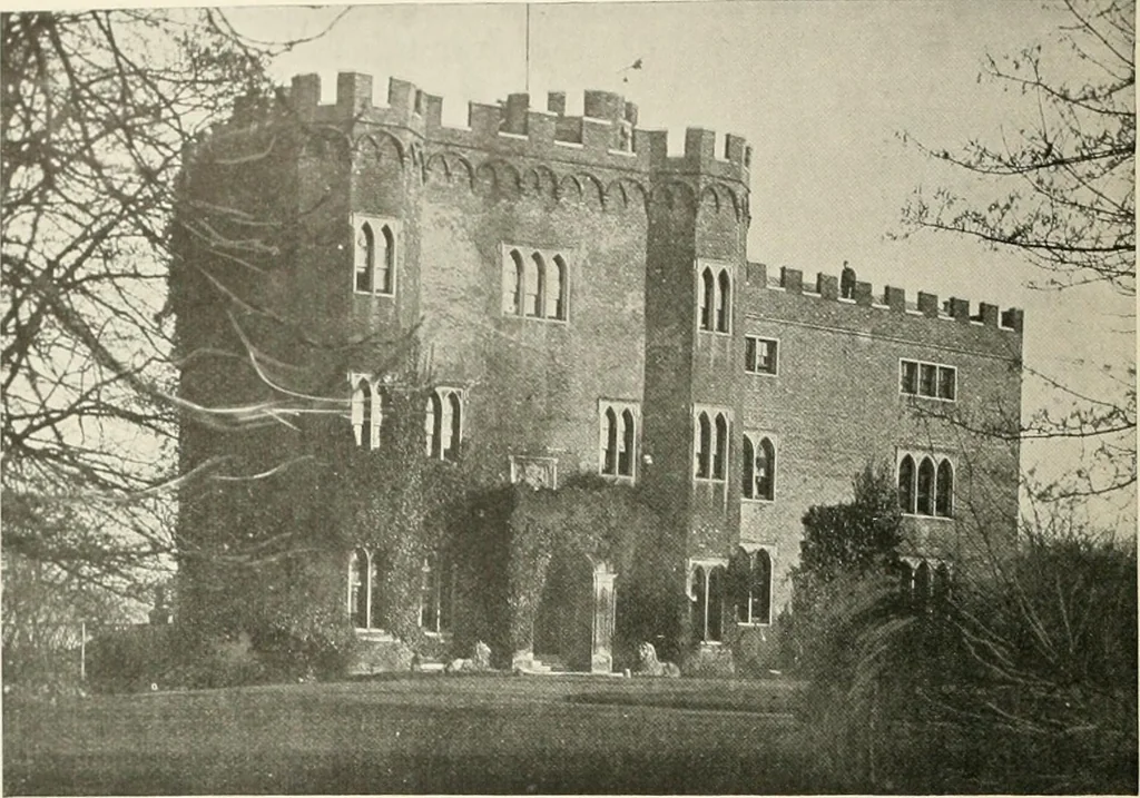 An illustration from The castles of England, their story and structure, 1896, leaf 171