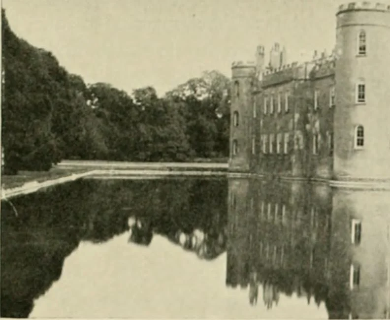 An illustration from The castles of England, their story and structure, 1896, leaf 194