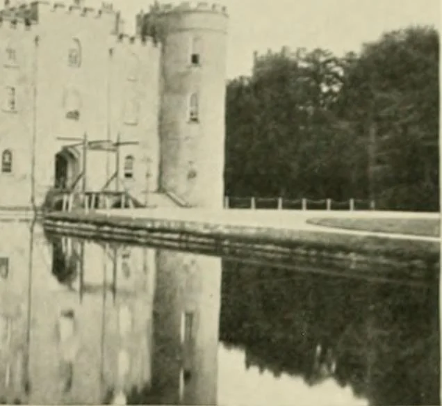 An illustration from The castles of England, their story and structure, 1896, leaf 194