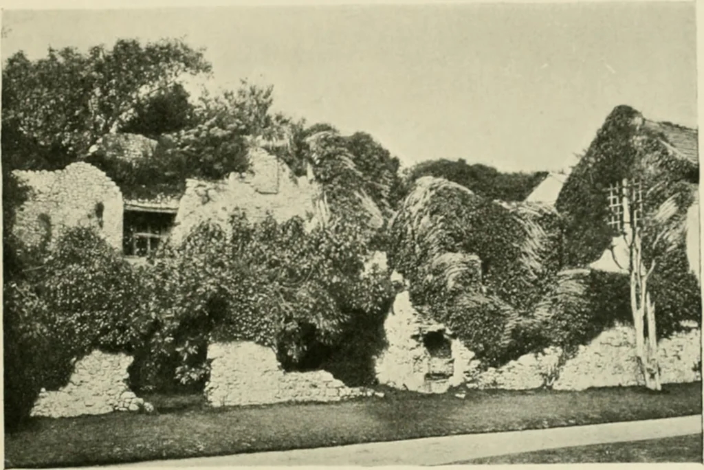 An illustration from The castles of England, their story and structure, 1896, leaf 248