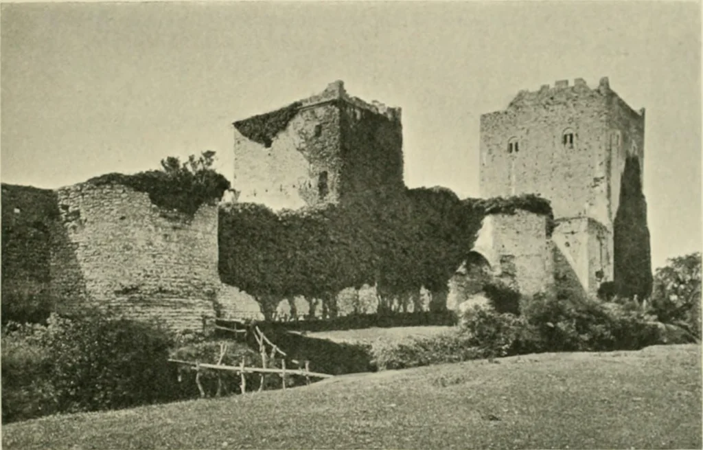 An illustration from The castles of England, their story and structure, 1896, leaf 262