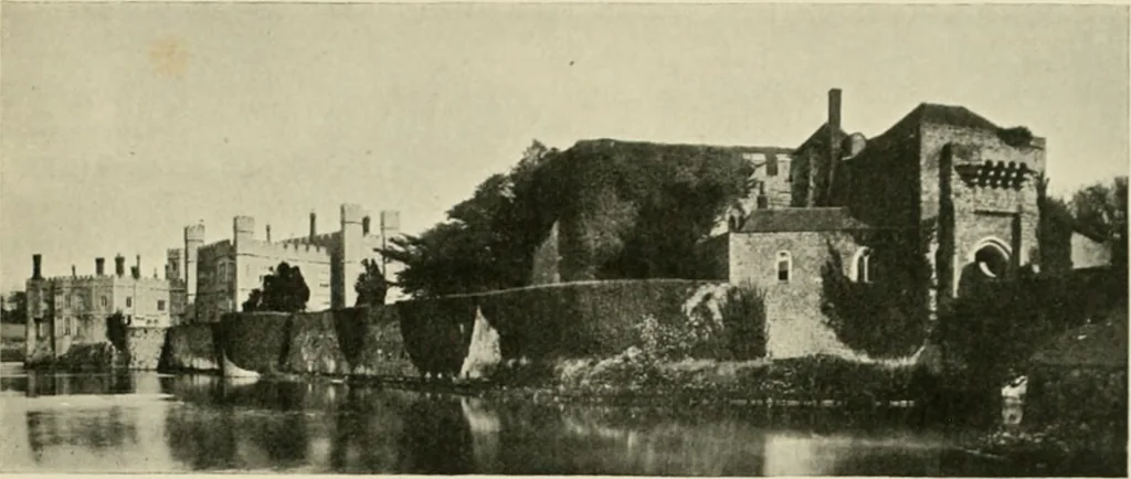 An illustration from The castles of England, their story and structure, 1896, leaf 30