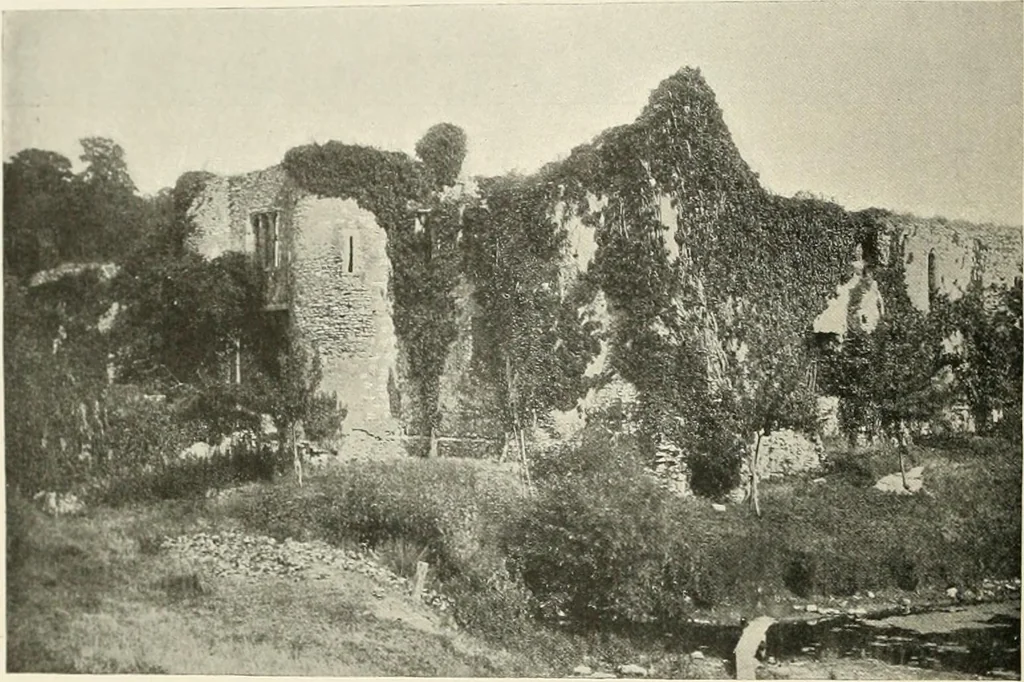 An illustration from The castles of England, their story and structure, 1896, leaf 31