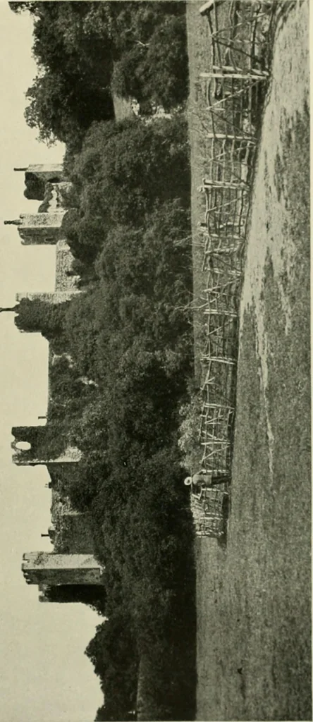 An illustration from The castles of England, their story and structure, 1896, leaf 332