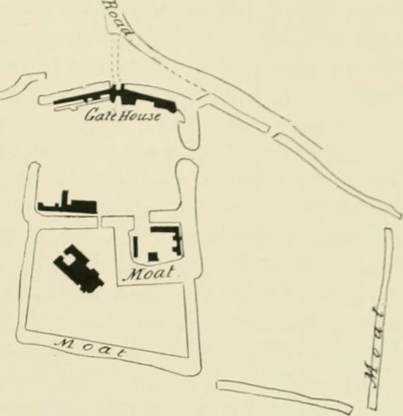 An illustration from The castles of England, their story and structure, 1896, leaf 338