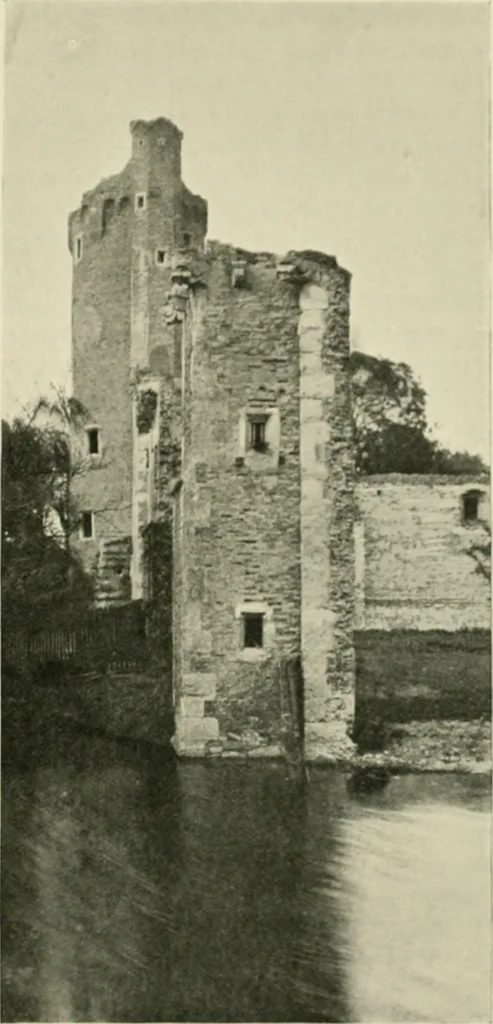 An illustration from The castles of England, their story and structure, 1896, leaf 346