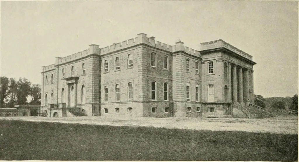 An illustration from The castles of England, their story and structure, 1896, leaf 369