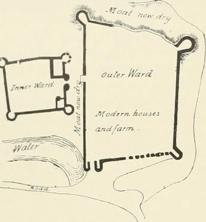 An illustration from The castles of England, their story and structure, 1896, leaf 39