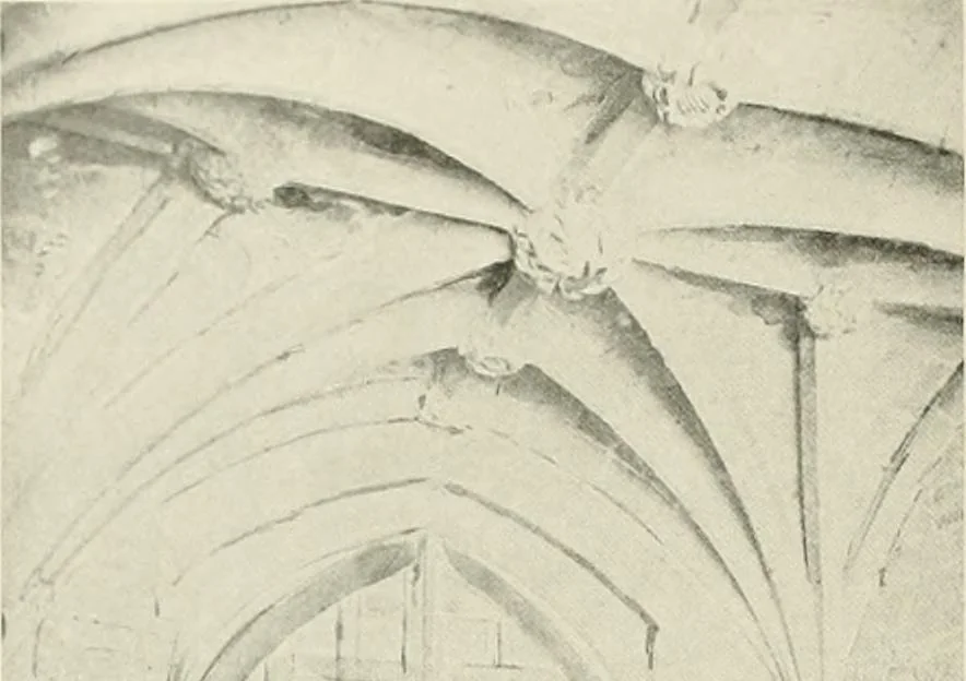 An illustration from The castles of England, their story and structure, 1896, leaf 421