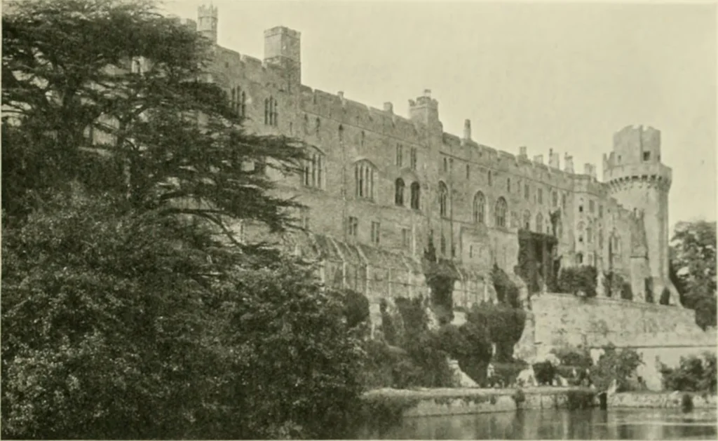 An illustration from The castles of England, their story and structure, 1896, leaf 424