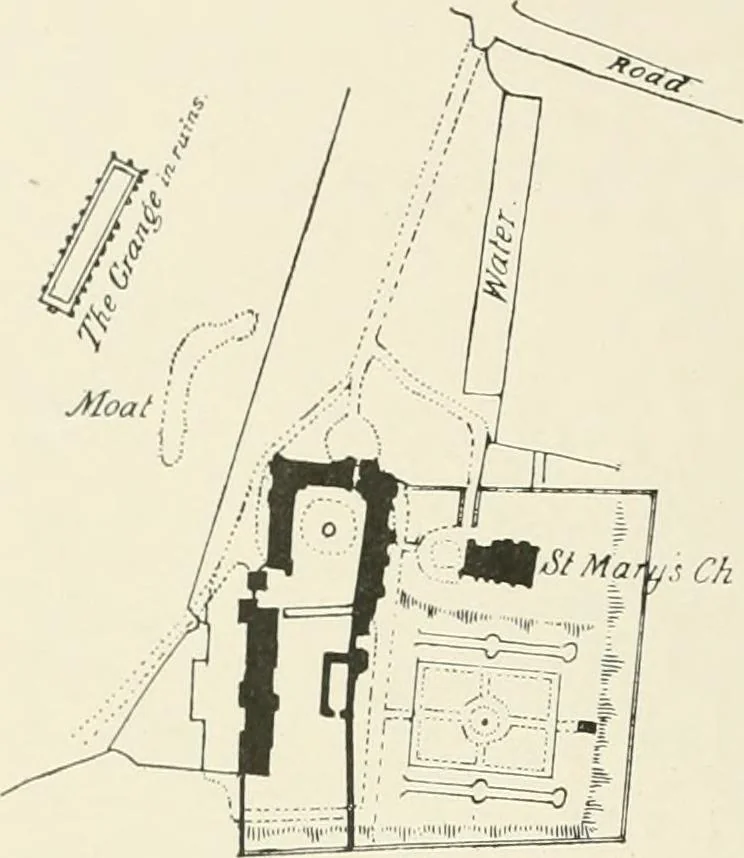 An illustration from The castles of England, their story and structure, 1896, leaf 439