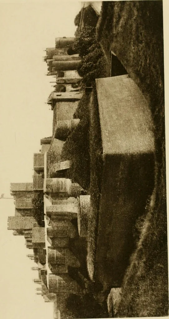 An illustration from The castles of England, their story and structure, 1896, leaf 44