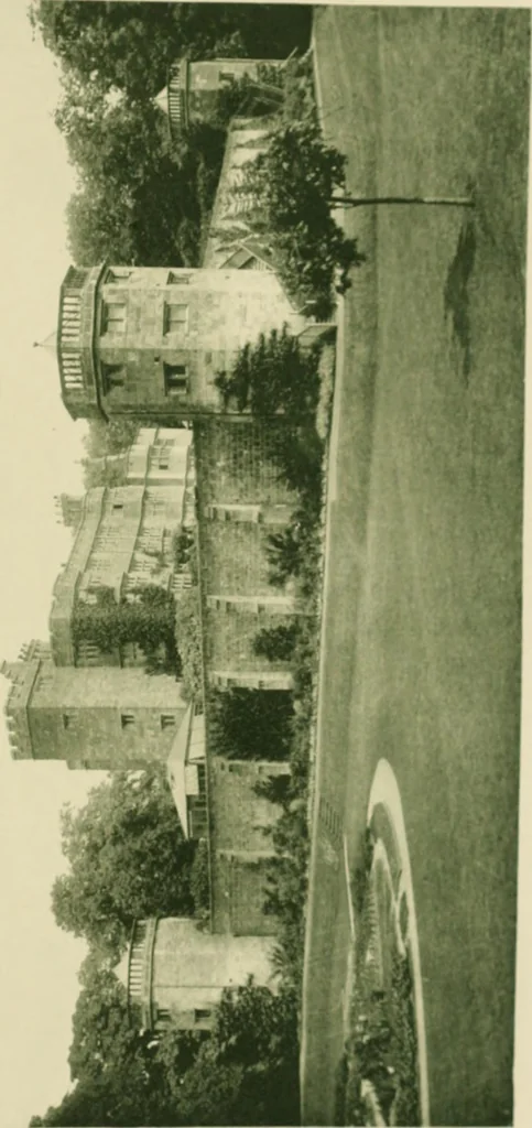 An illustration from The castles of England, their story and structure, 1896, leaf 452