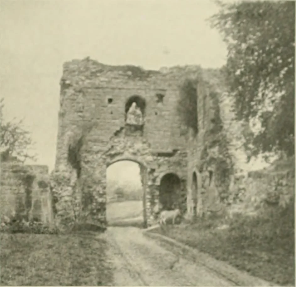 An illustration from The castles of England, their story and structure, 1896, leaf 470