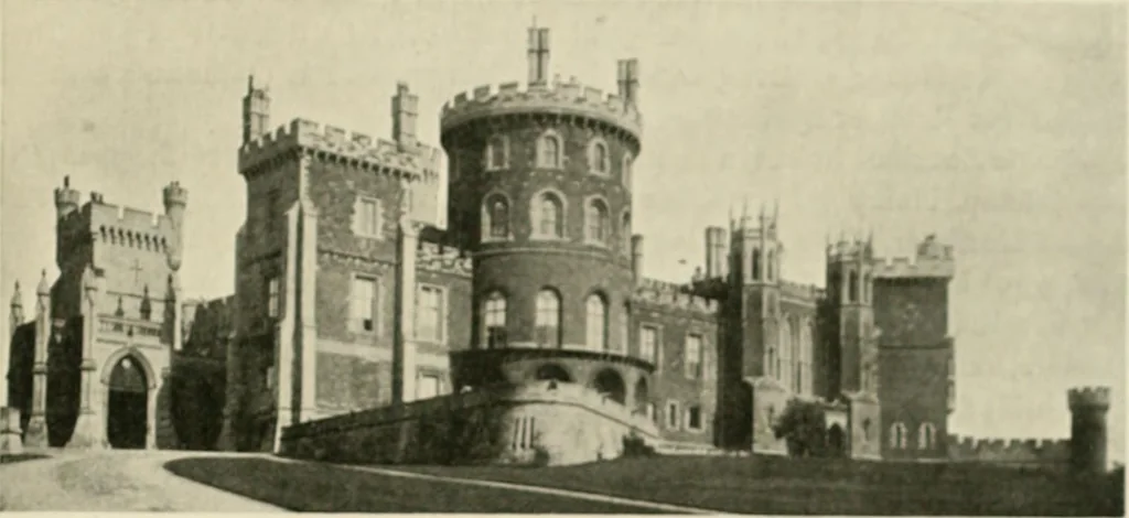 An illustration from The castles of England, their story and structure, 1896, leaf 472