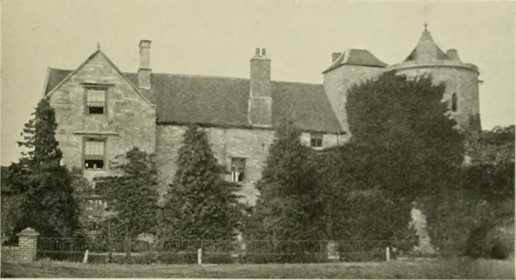 An illustration from The castles of England, their story and structure, 1896, leaf 488