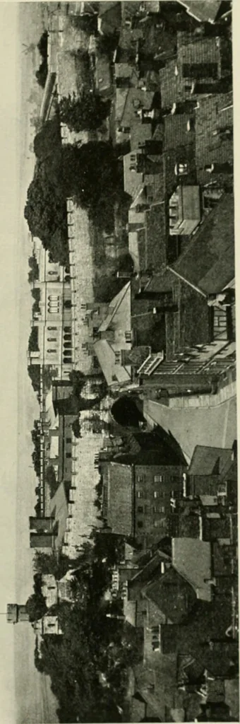 An illustration from The castles of England, their story and structure, 1896, leaf 500