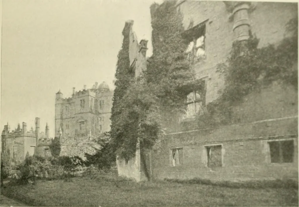 An illustration from The castles of England, their story and structure, 1896, leaf 530