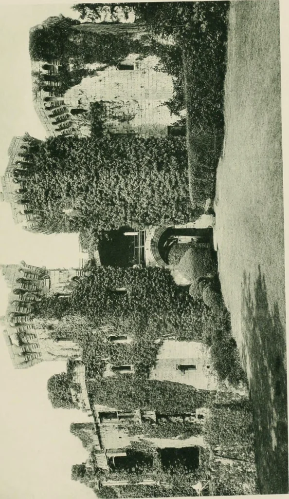 An illustration from The castles of England, their story and structure, 1896, leaf 114