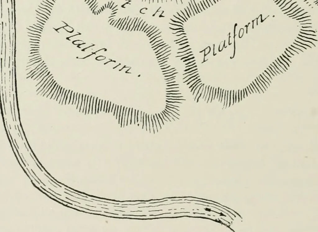 An illustration from The castles of England, their story and structure, 1896, leaf 159
