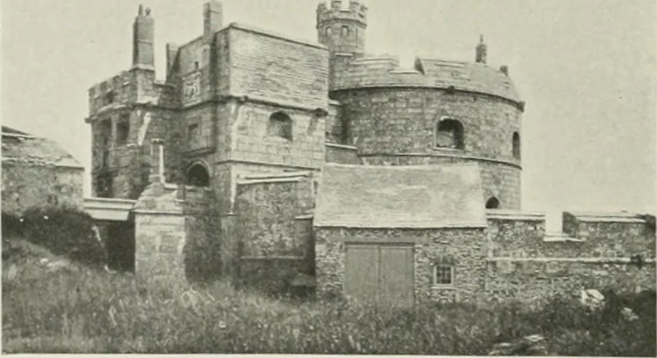 An illustration from The castles of England, their story and structure, 1896, leaf 21