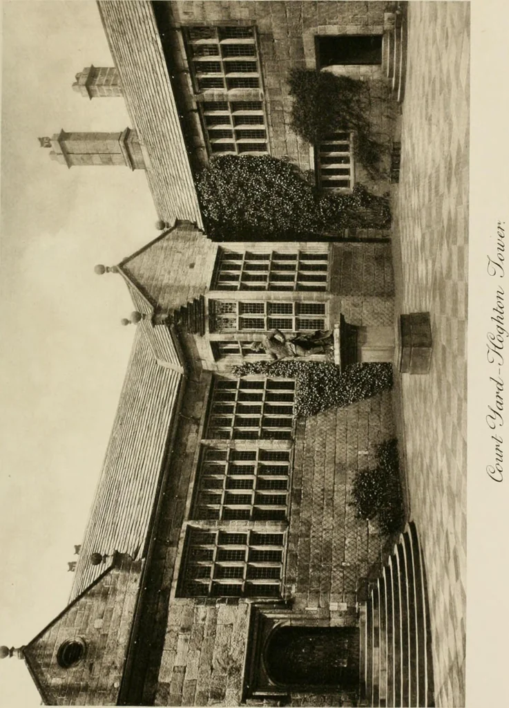 An illustration from The castles of England, their story and structure, 1896, leaf 220