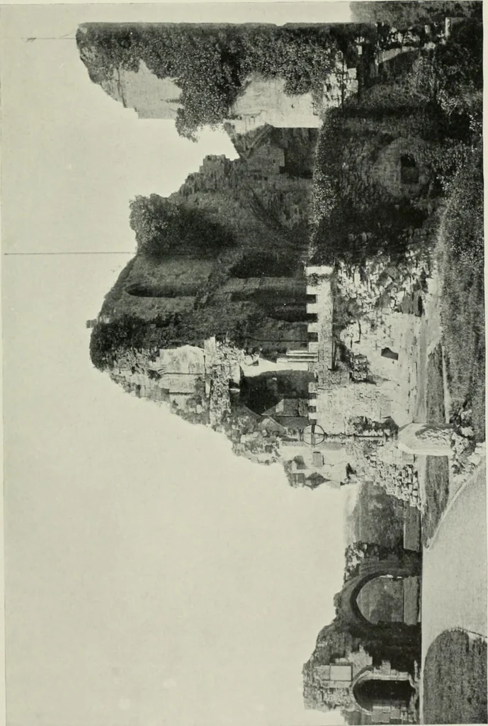 An illustration from The castles of England, their story and structure, 1896, leaf 266