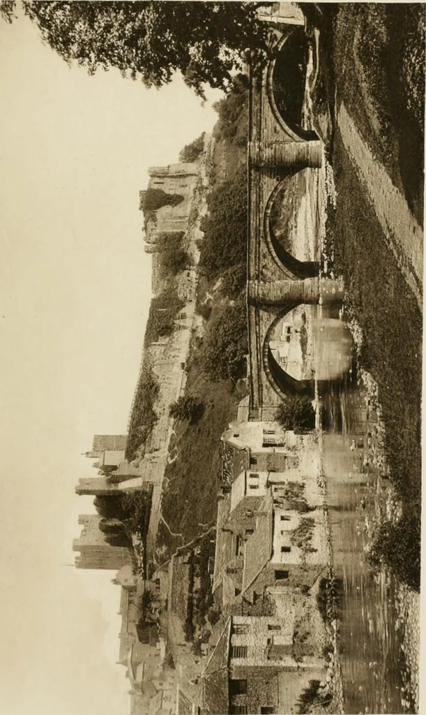 An illustration from The castles of England, their story and structure, 1896, leaf 284