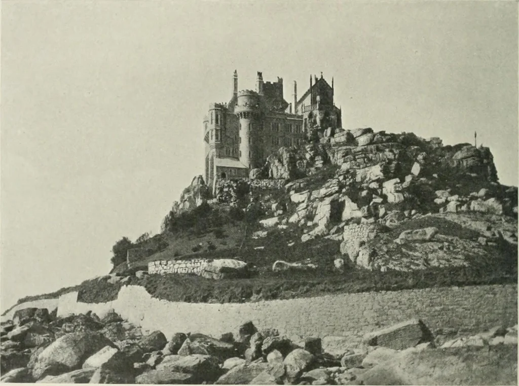 An illustration from The castles of England, their story and structure, 1896, leaf 29