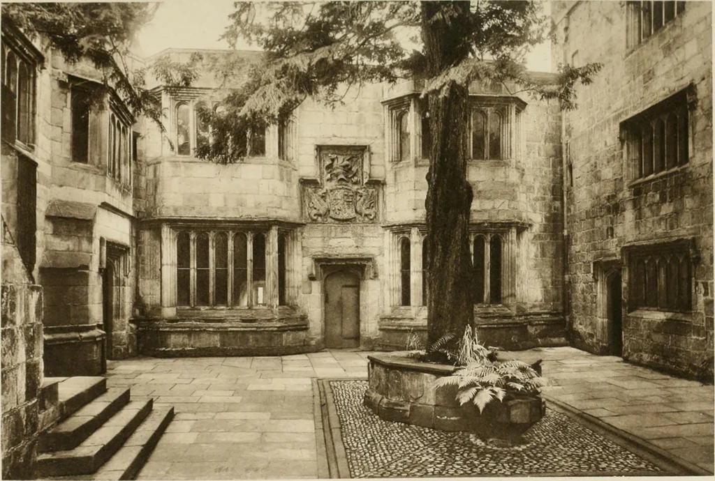 An illustration from The castles of England, their story and structure, 1896, leaf 306
