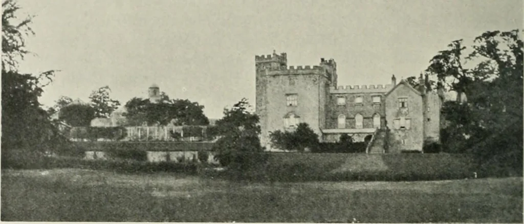 An illustration from The castles of England, their story and structure, 1896, leaf 323