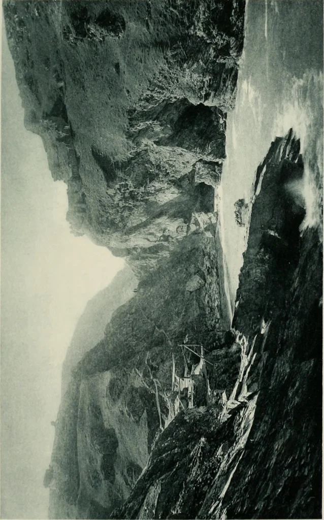 An illustration from The castles of England, their story and structure, 1896, leaf 34