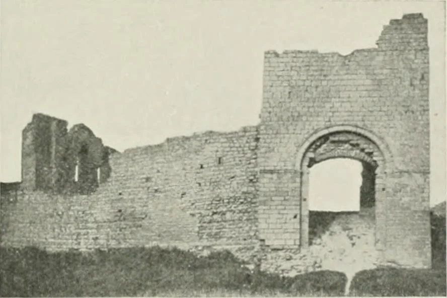 An illustration from The castles of England, their story and structure, 1896, leaf 358