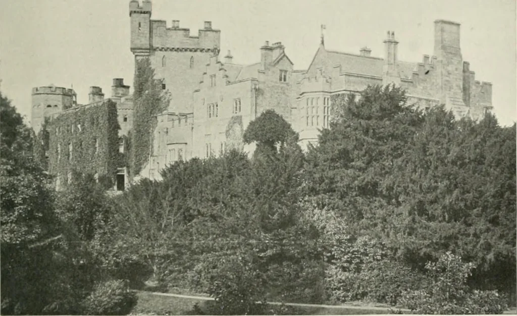 An illustration from The castles of England, their story and structure, 1896, leaf 360