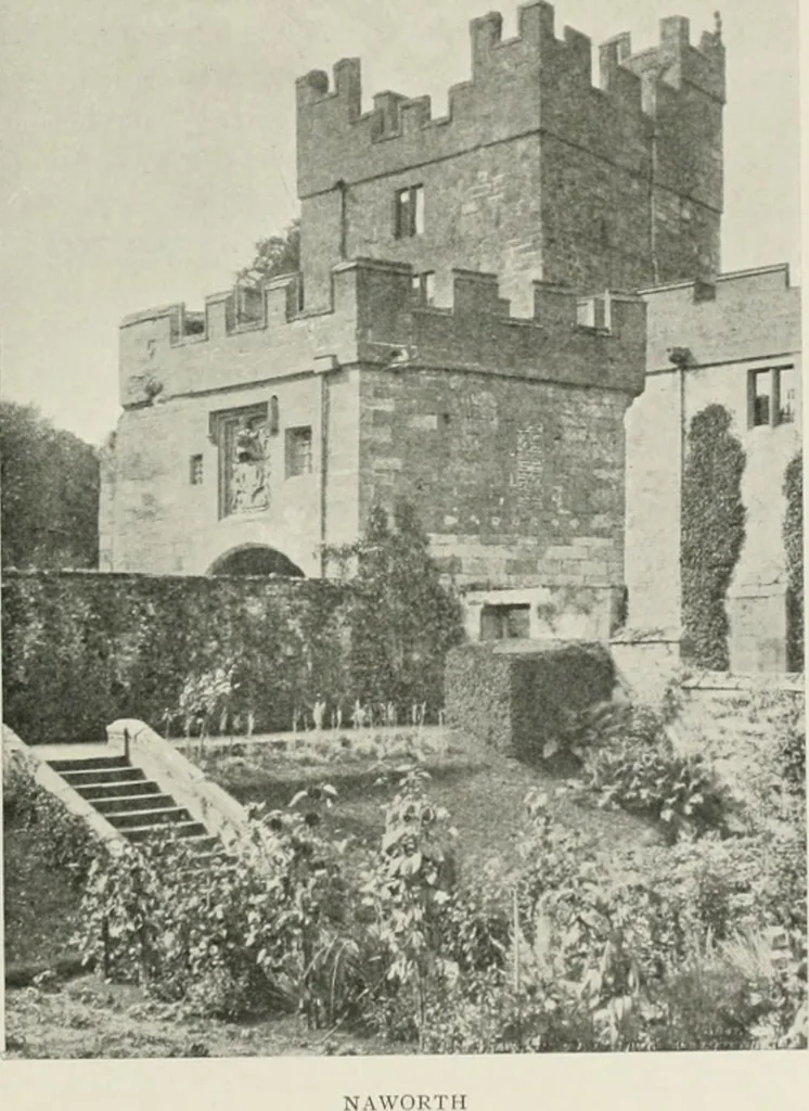 An illustration from The castles of England, their story and structure, 1896, leaf 370