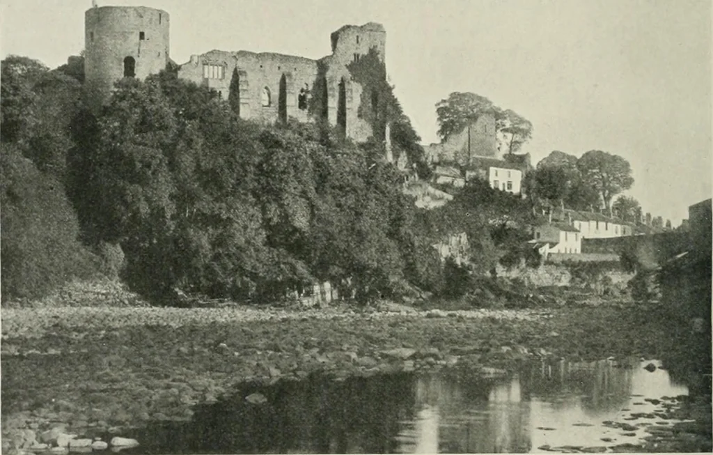 An illustration from The castles of England, their story and structure, 1896, leaf 381