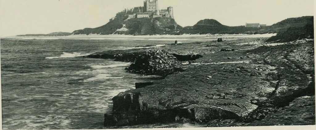 An illustration from The castles of England, their story and structure, 1896, leaf 412