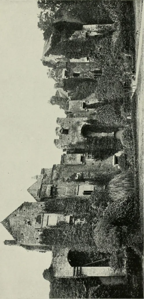An illustration from The castles of England, their story and structure, 1896, leaf 46