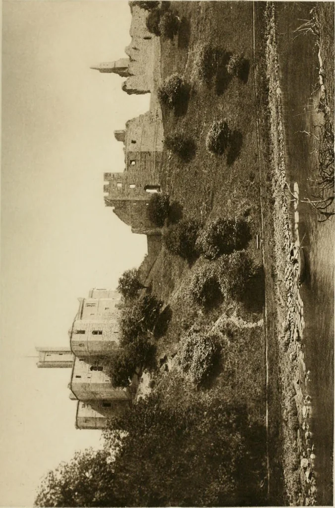 An illustration from The castles of England, their story and structure, 1896, leaf 478