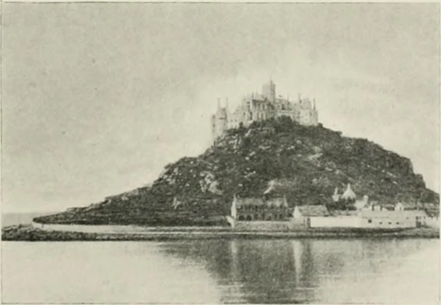 An illustration from The castles of England, their story and structure, 1896, leaf 8