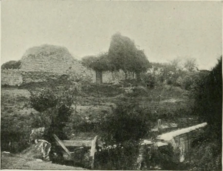 An illustration from The castles of England, their story and structure, 1896, leaf 91