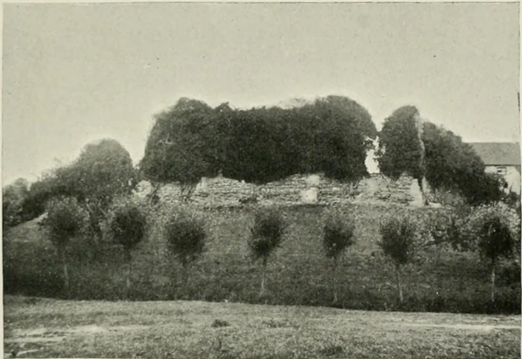 An illustration from The castles of England, their story and structure, 1896, leaf 92