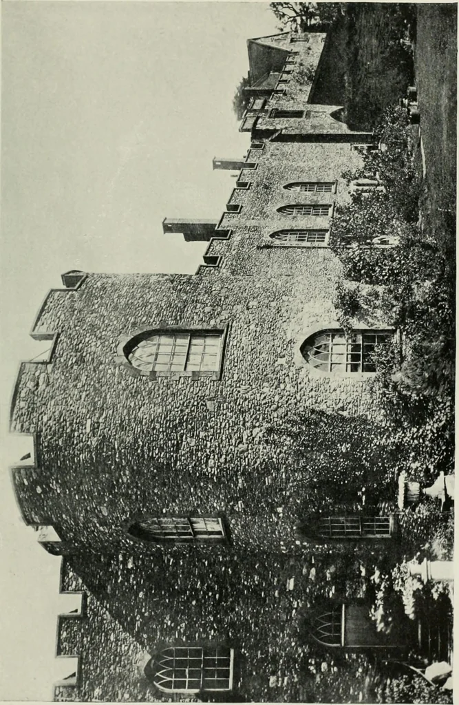 An illustration from The castles of England, their story and structure, 1896, leaf 94