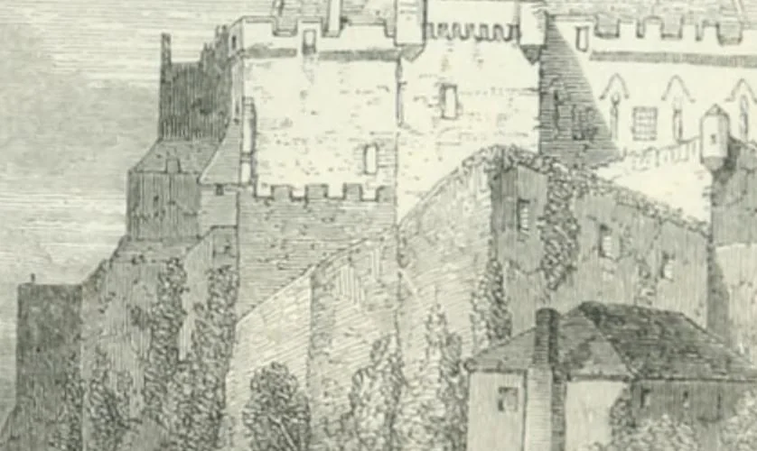 An illustration from The castles, palaces, and prisons of Mary of Scotland, 1850, leaf 120