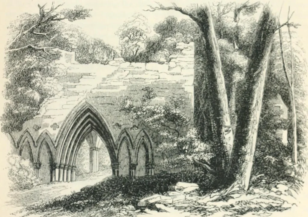 An illustration from The castles, palaces, and prisons of Mary of Scotland, 1850, leaf 122