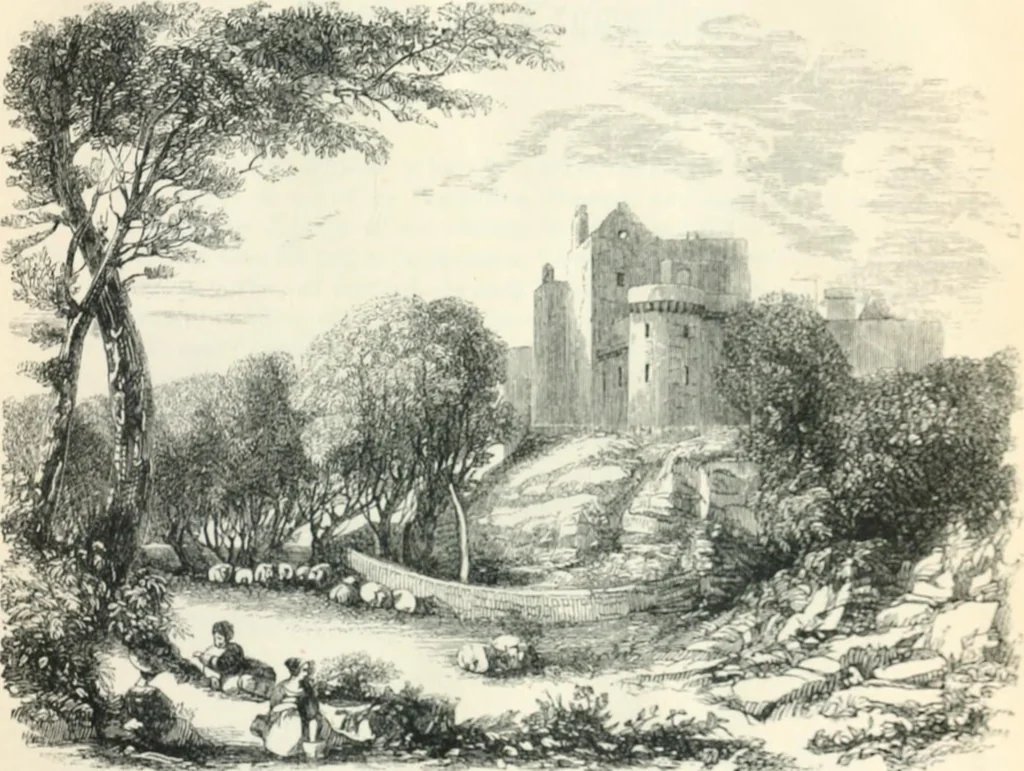 An illustration from The castles, palaces, and prisons of Mary of Scotland, 1850, leaf 246