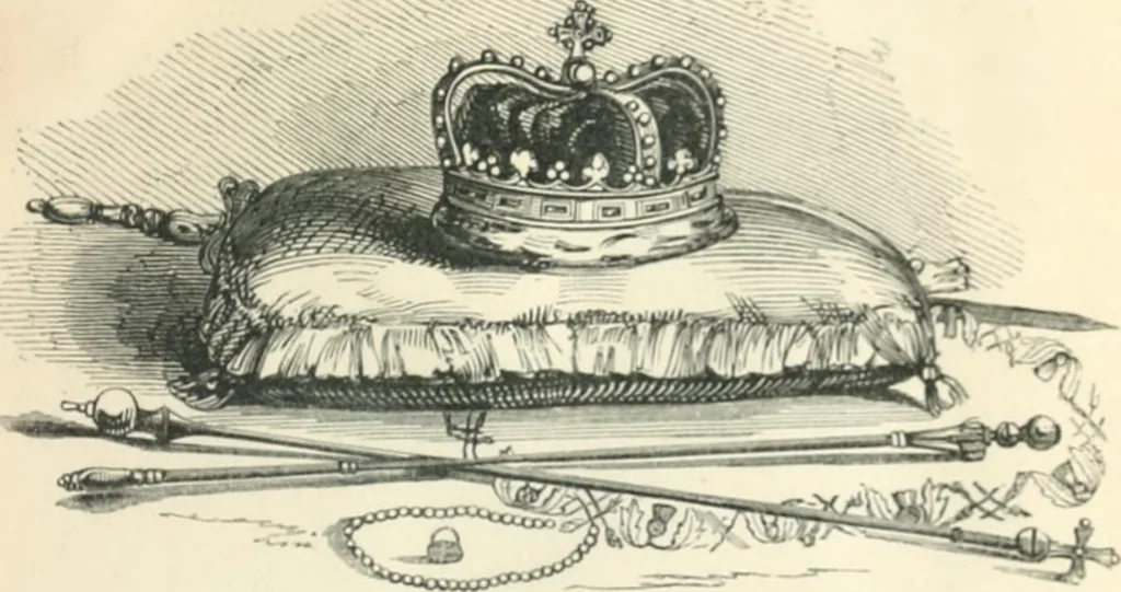 An illustration from The castles, palaces, and prisons of Mary of Scotland, 1850, leaf 264